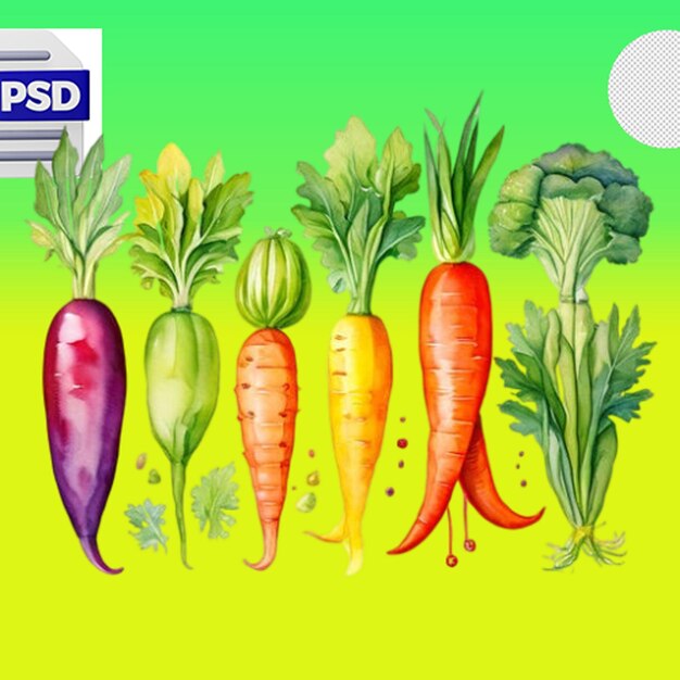 PSD fresh vegetables