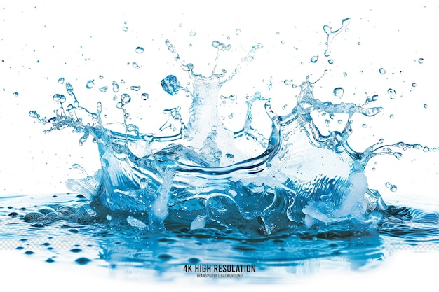 Fresh Water Splash on transparent background