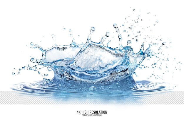 Fresh Water Splash on transparent background