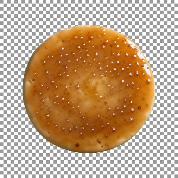 Freshly baked british bread loaf isolated on transparent background