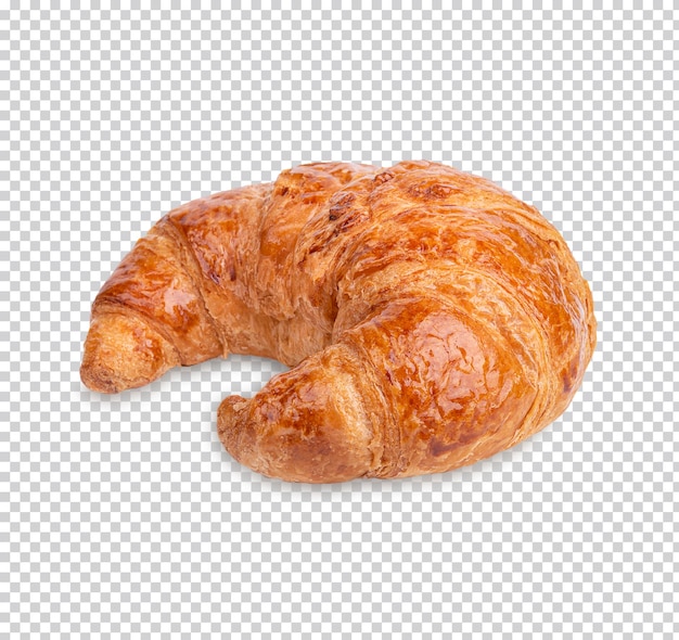 Freshly baked croissant isolated Premium PSD