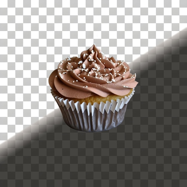 Freshly cupcake png isolated on transparent background