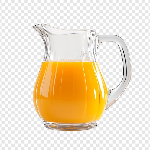 Freshly Squeezed Orange Juice in a Glass Pitcher