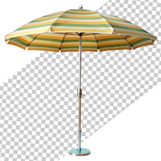 PSD frevo parasol in 3d render dance from brazil pernambuco on transparent background