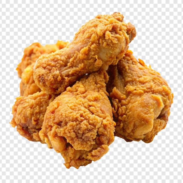 Fried chicken isolated on transparent background Png fried chicken psd