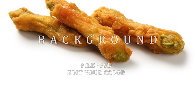 Fried Dough Sticks white background