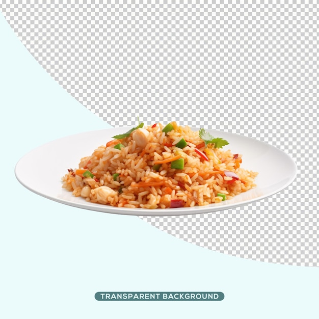 Fried rice on plate