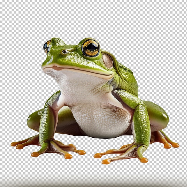 Frog isolated on transparent background