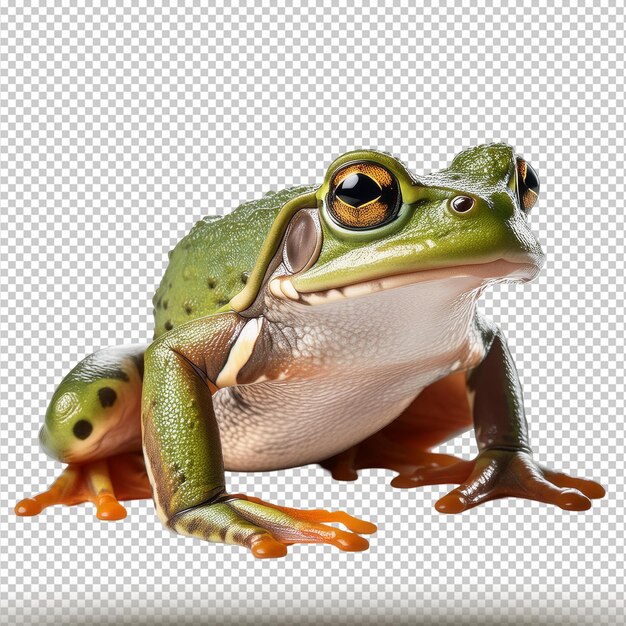 Frog isolated on transparent background