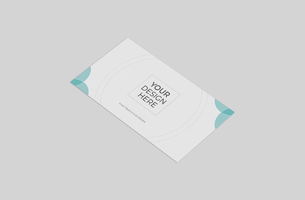 PSD front side envelope mockup