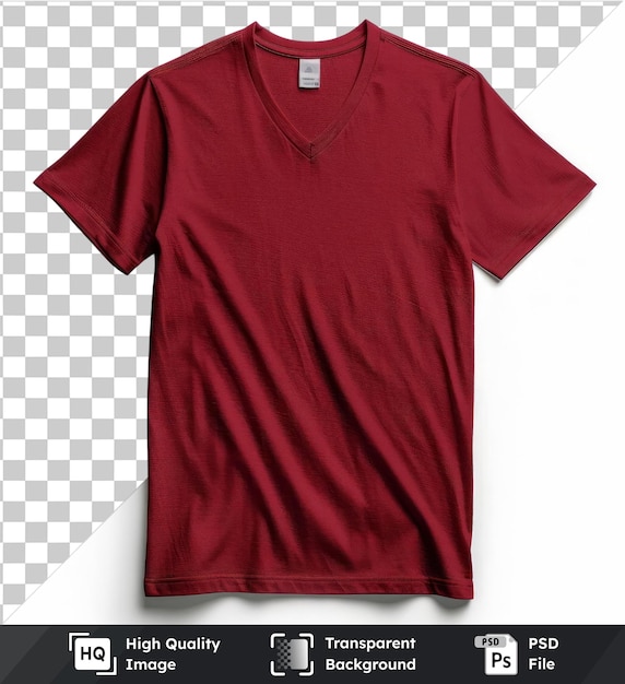 front view capture a premium t shirt garnet technical materials fabric label