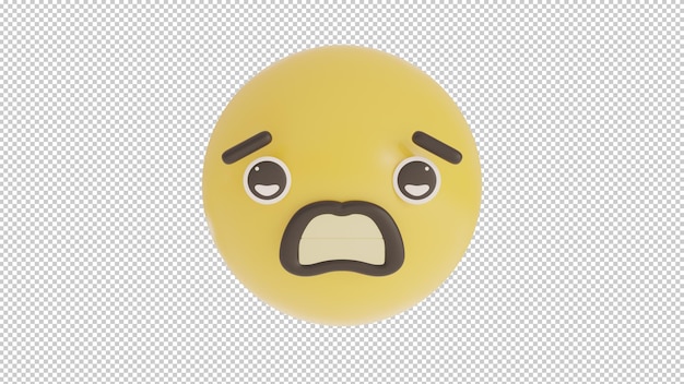 front view confused emoji png