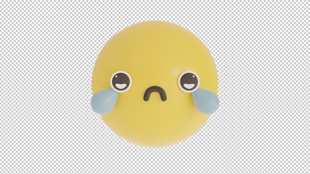 front view crying 1 emoji png