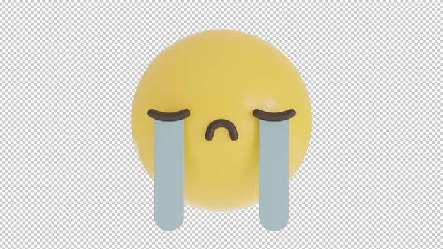 front view crying 2 emoji png