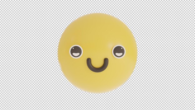 front view happy 3 emoji png