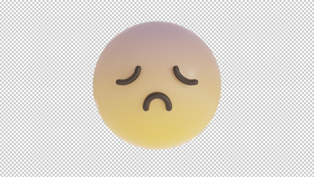 front view tired 2 emoji png