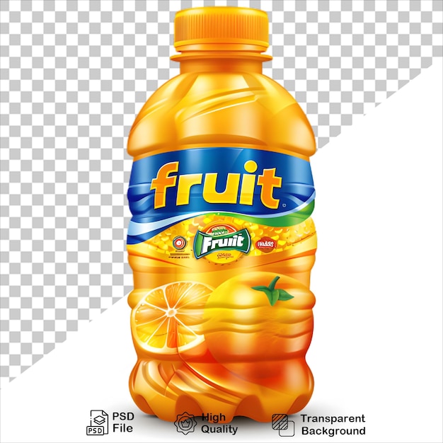 PSD fruit juice bottle mockup