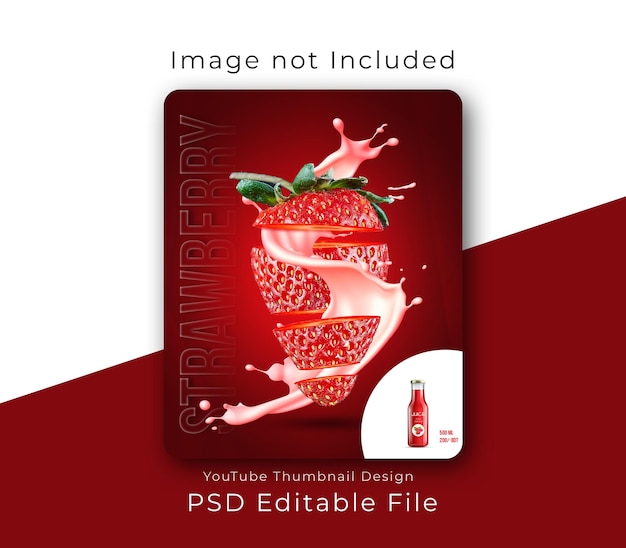 PSD fruit manipulation template