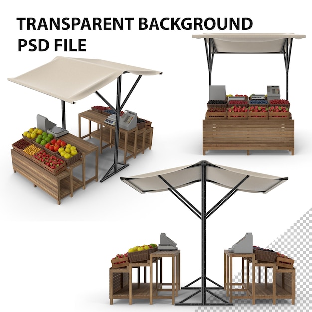 PSD fruit market