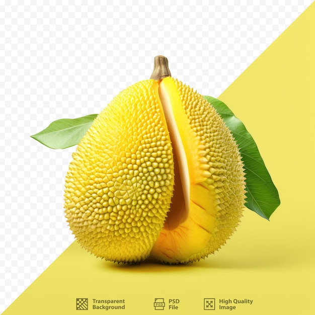 a fruit that is yellow and green