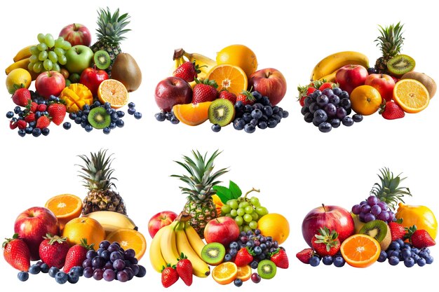 PSD fruits fruit realistic illustration realistic png file mockup template for artwork graphic design