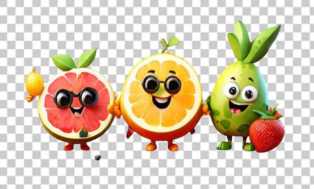 Fruits illustration set one