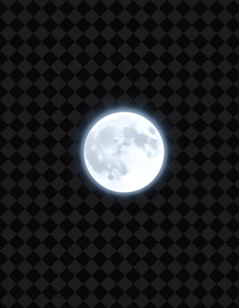 PSD a full moon in the night sky