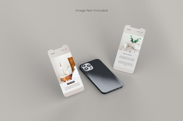 Full Screen Smartphone Mockup design