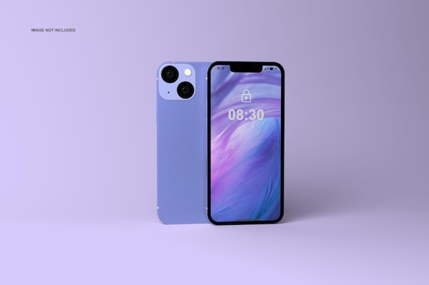 Full screen smartphone mockup