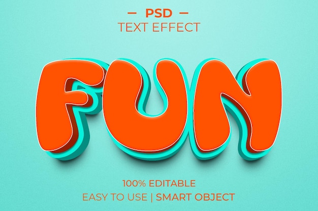 Fun 3D Text Effect Style