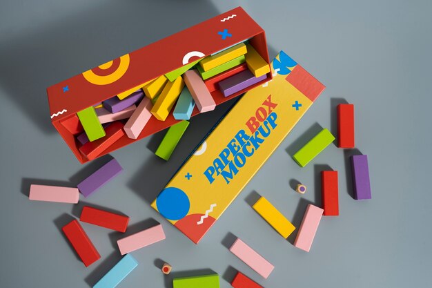 PSD fun packaging mockup design