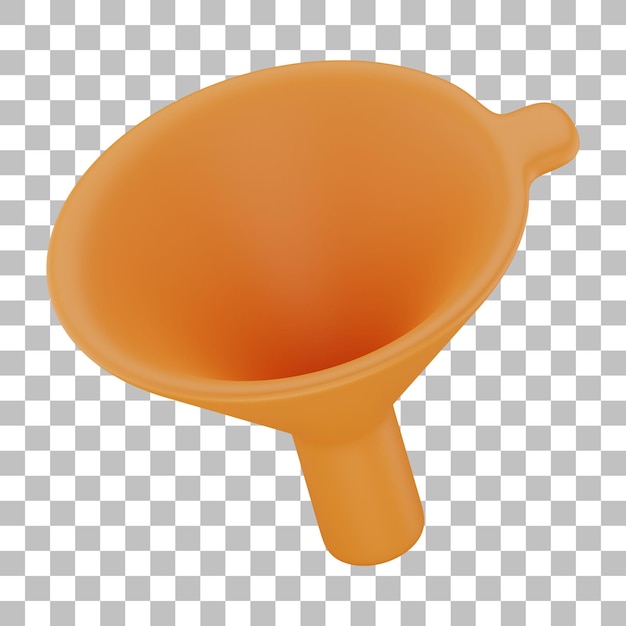 Funnel 3D Illustration