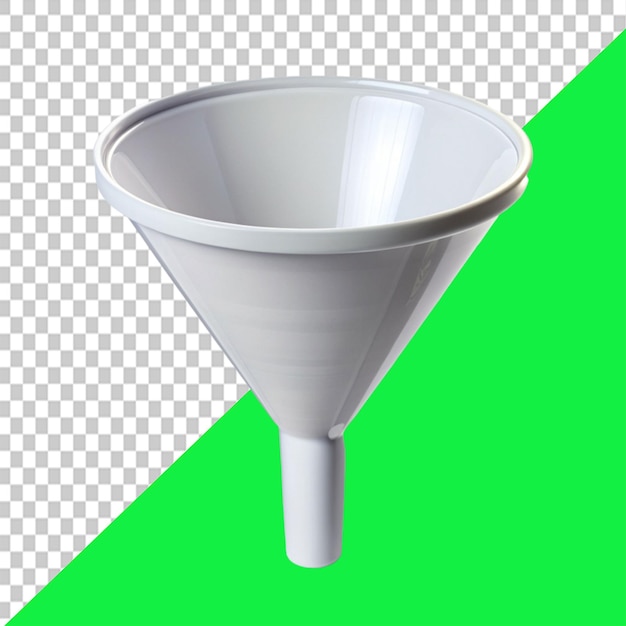 funnel on transparent background