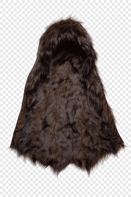 PSD a fur mask with a fur on it