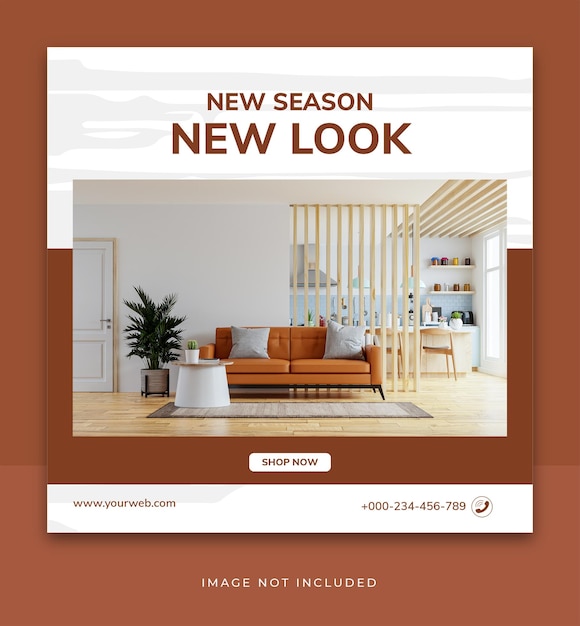 Furniture Sale Instagram Post And Social Media Template