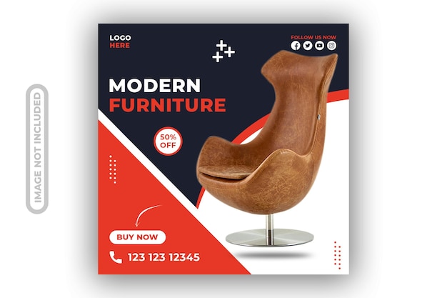 Furniture Sale Social Media Post Or Instagram Post Template