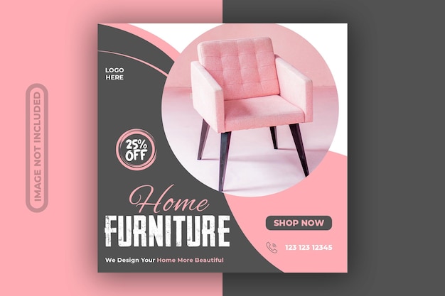 Furniture Sale Social Media Post Template