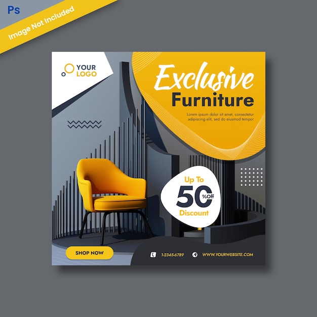 Furniture Sale Social Media Template