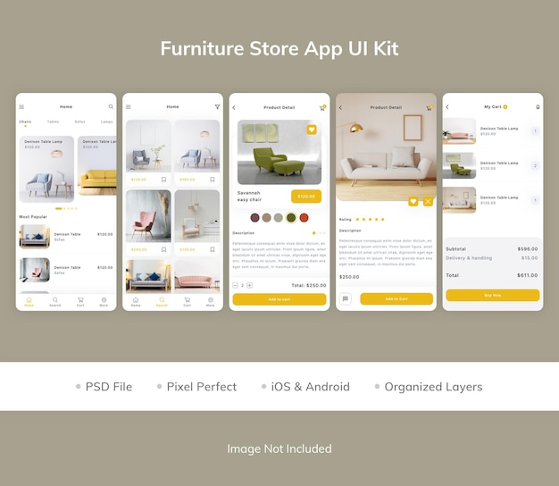 Furniture Store App UI Kit