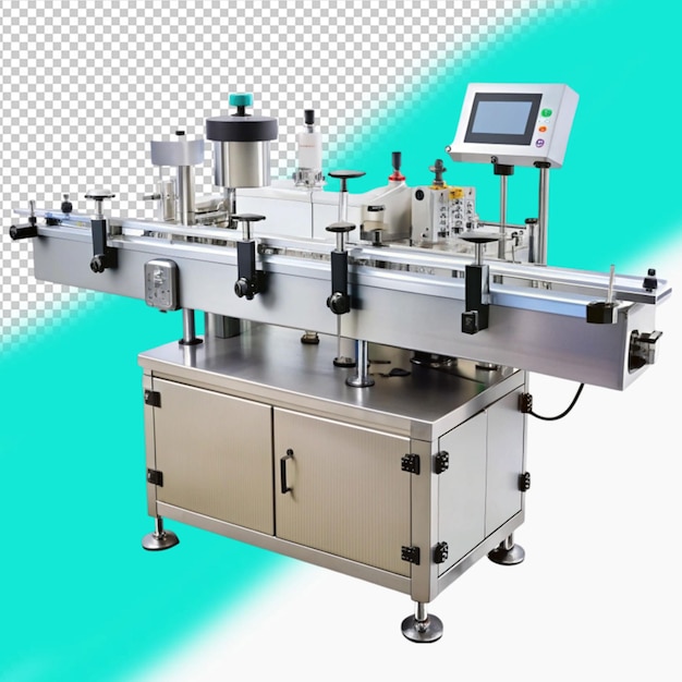 PSD the future of production automated packaging systems on transparent background