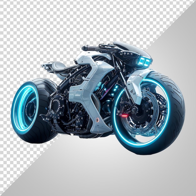 PSD futuristic motorcycle png