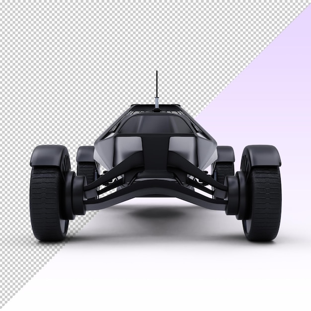 futuristic police buggy car