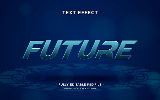 Futuristic text font