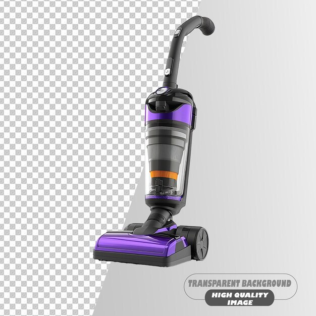 Futuristic Vaccum Cleaner Isolated on Transparent Background PSD File