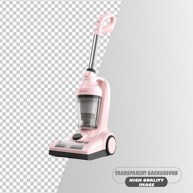 Futuristic Vaccum Cleaner Isolated on Transparent Background PSD File