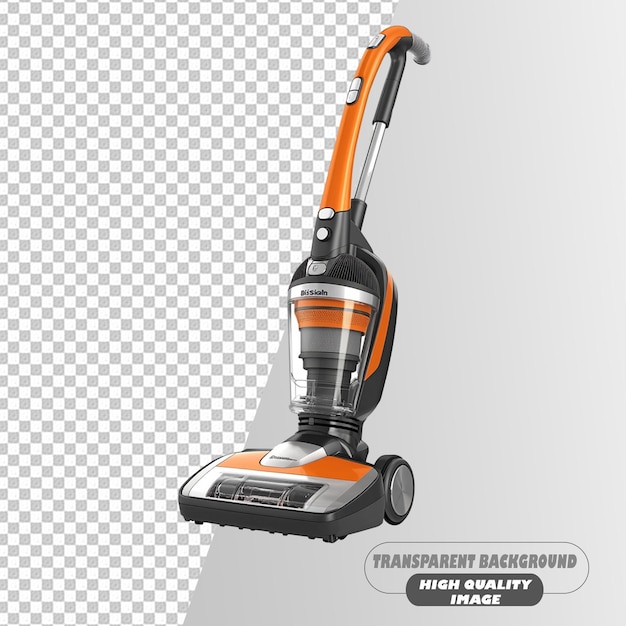 Futuristic Vaccum Cleaner Isolated on Transparent Background PSD File