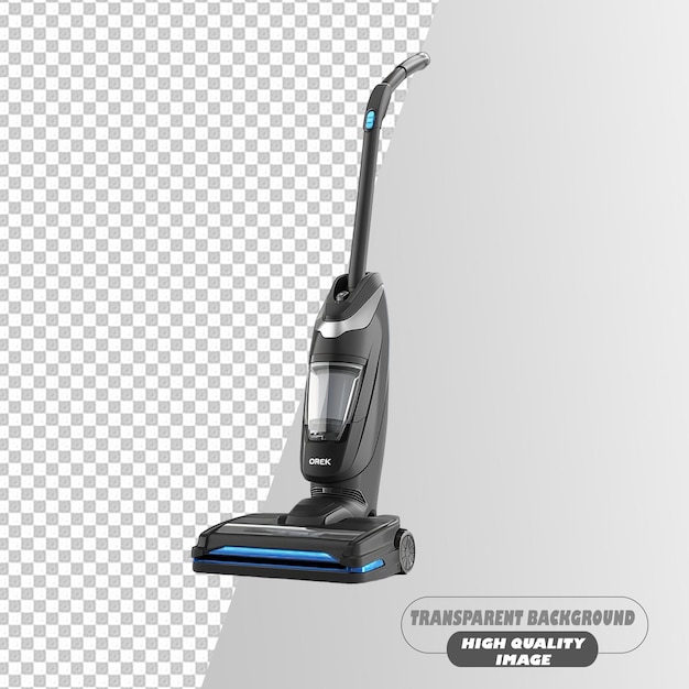 Futuristic Vaccum Cleaner Isolated on Transparent Background PSD File