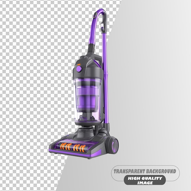 Futuristic Vaccum Cleaner Isolated on Transparent Background PSD File