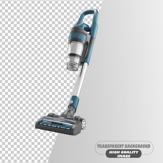 Futuristic Vaccum Cleaner Isolated on Transparent Background PSD File