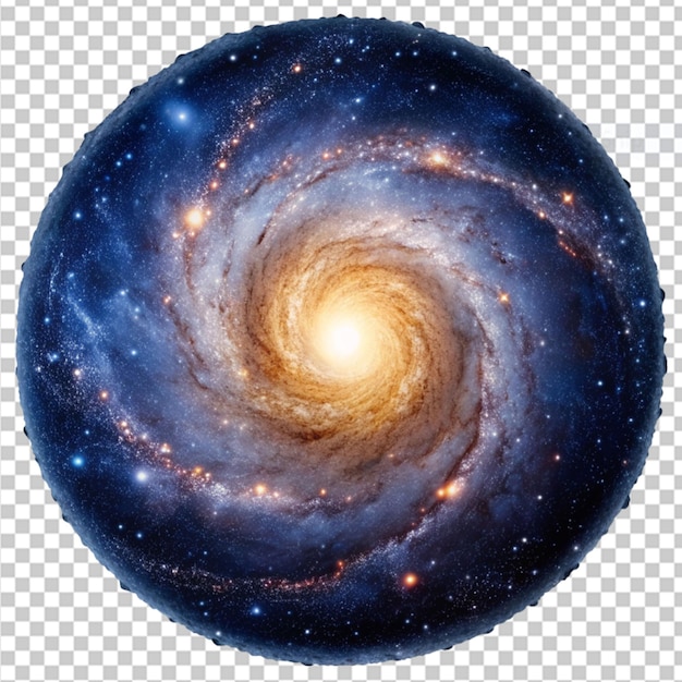 galaxy on transparent background